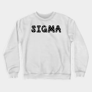 Sigma Star Letters Crewneck Sweatshirt